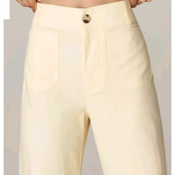 The Colette Beachy Linen Full-Length Wide-Leg Pants by Maeve 26 Nwts - Picture 4 of 10